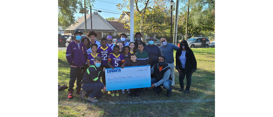 Mr. Jack & Covanta helped us purchase our scoreboard 